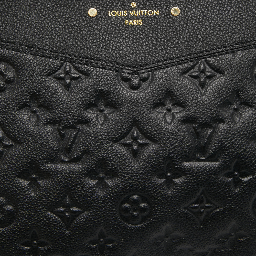 LOUIS VUITTON Black Monogram Empreinte Leather Daily Pouch - Picture 6 of 8